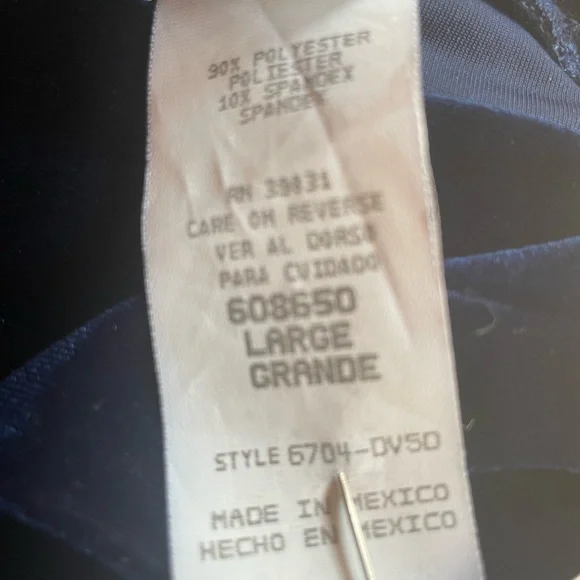 1990s My Michelle Blue Velvet Gown - Picture 6 of 6